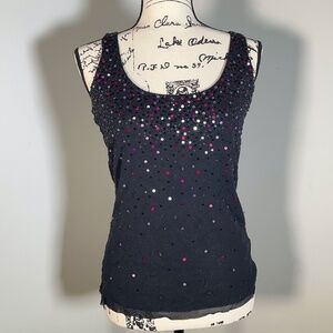 Dana Buchman Sequin Top